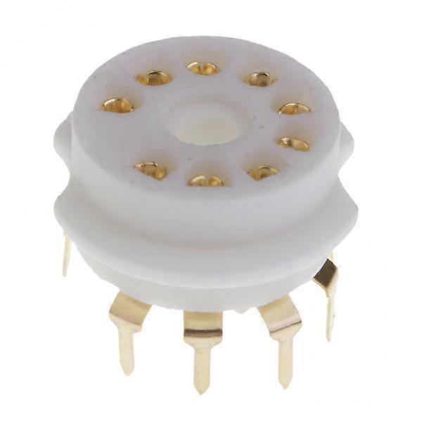 4x9pin PCB Mounting Vacuum Tube Socket GZC9-B-G for 12AX7,12AT7,12AU7,ECC83