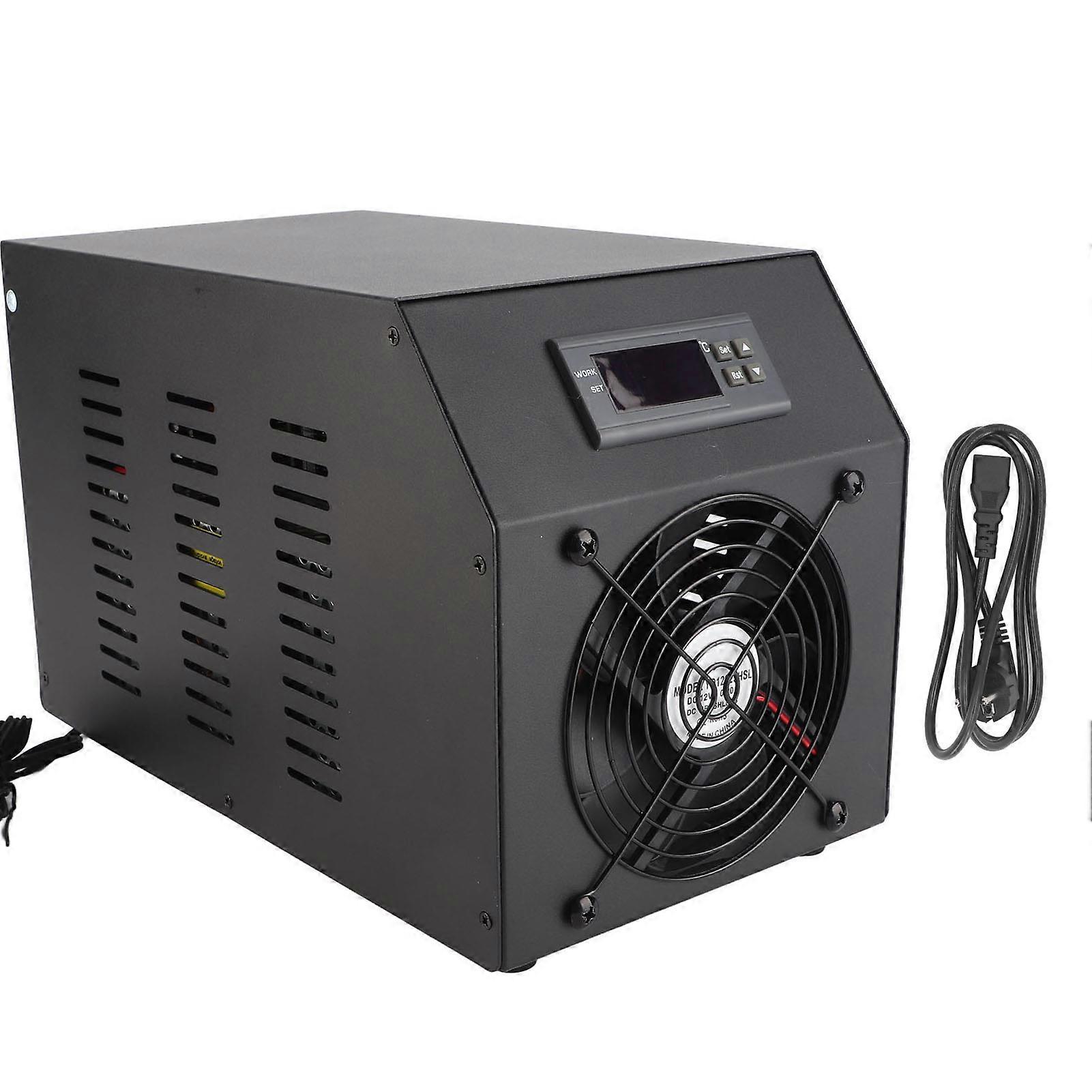 Aquarium Chiller 16 Gal 1/4 HP Quick Cooling Water Tank Cooler for Hydroponic System EU 220V Efficient Temperature Control