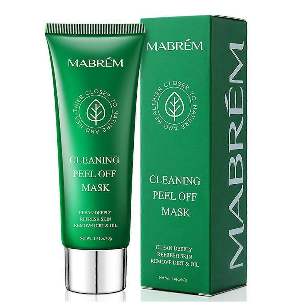 Green Peel Off Mask 40g Deep Cleansing Pore Minimizer Exfoliates Dead Skin Reduces Pigmentation For Brighter Youthful Glow