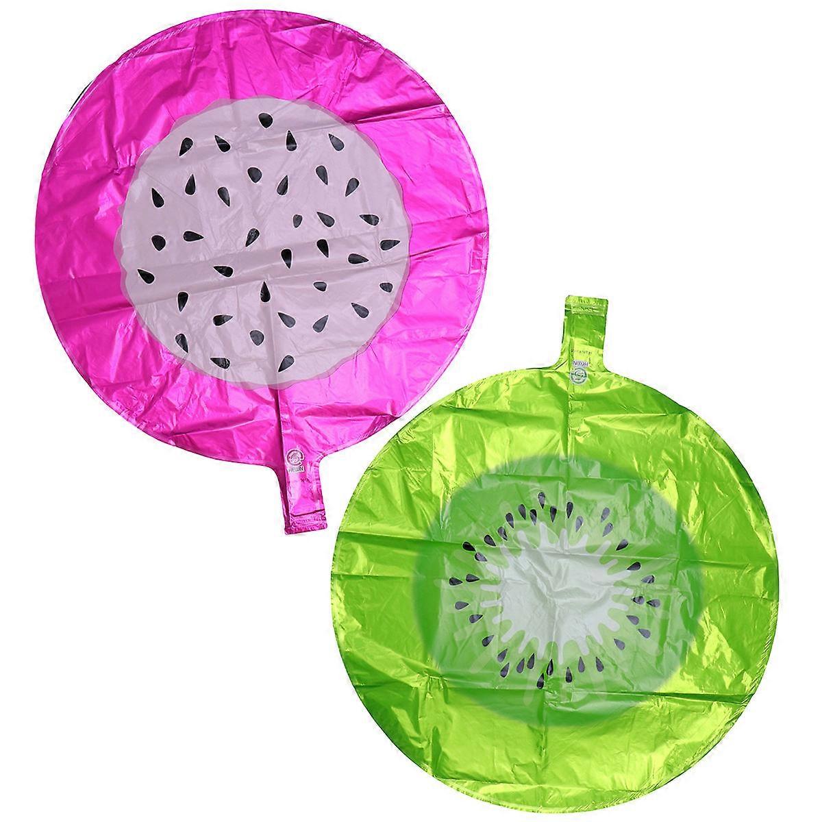 Aluminum Foil Fruit Balloons Designed for Repeated Usage in Parties