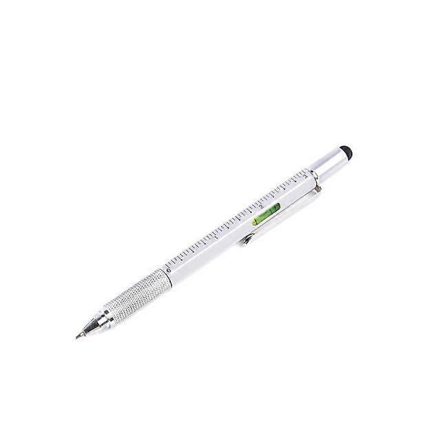 Multifunction Tool Pen Ruler Screwdriver Touch Screen Stylus Spirit Level