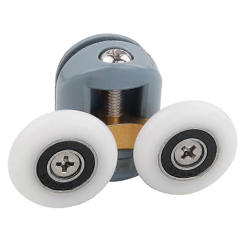 2pcs 23mm Shower Door Roller Wheels, 1 Upper + 1 Lower Wheel