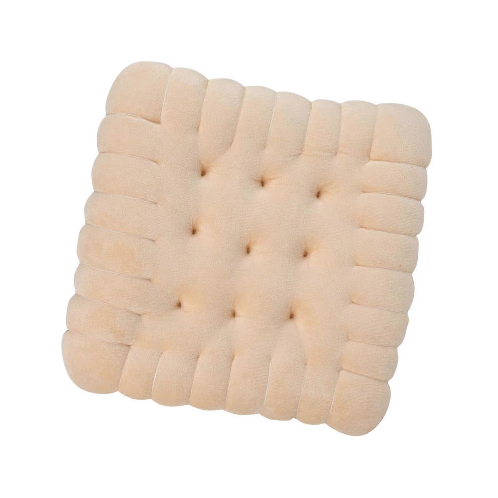 Plush Back Cushions Sofa Mat Seat Padding for Room Brown