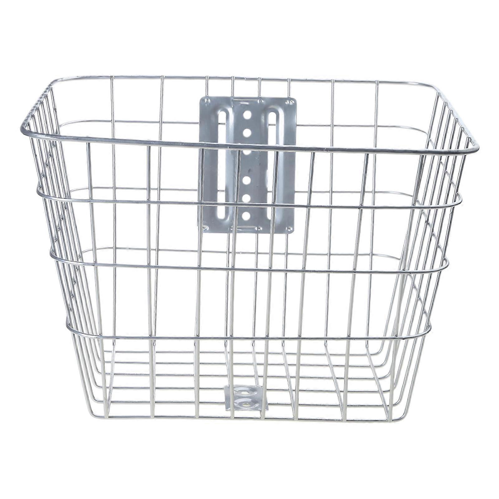 Metal Bicycle Front Storage Basket for Electric Bikes, Kid's Scooters, Wire Basket, Compatible with Various Models
