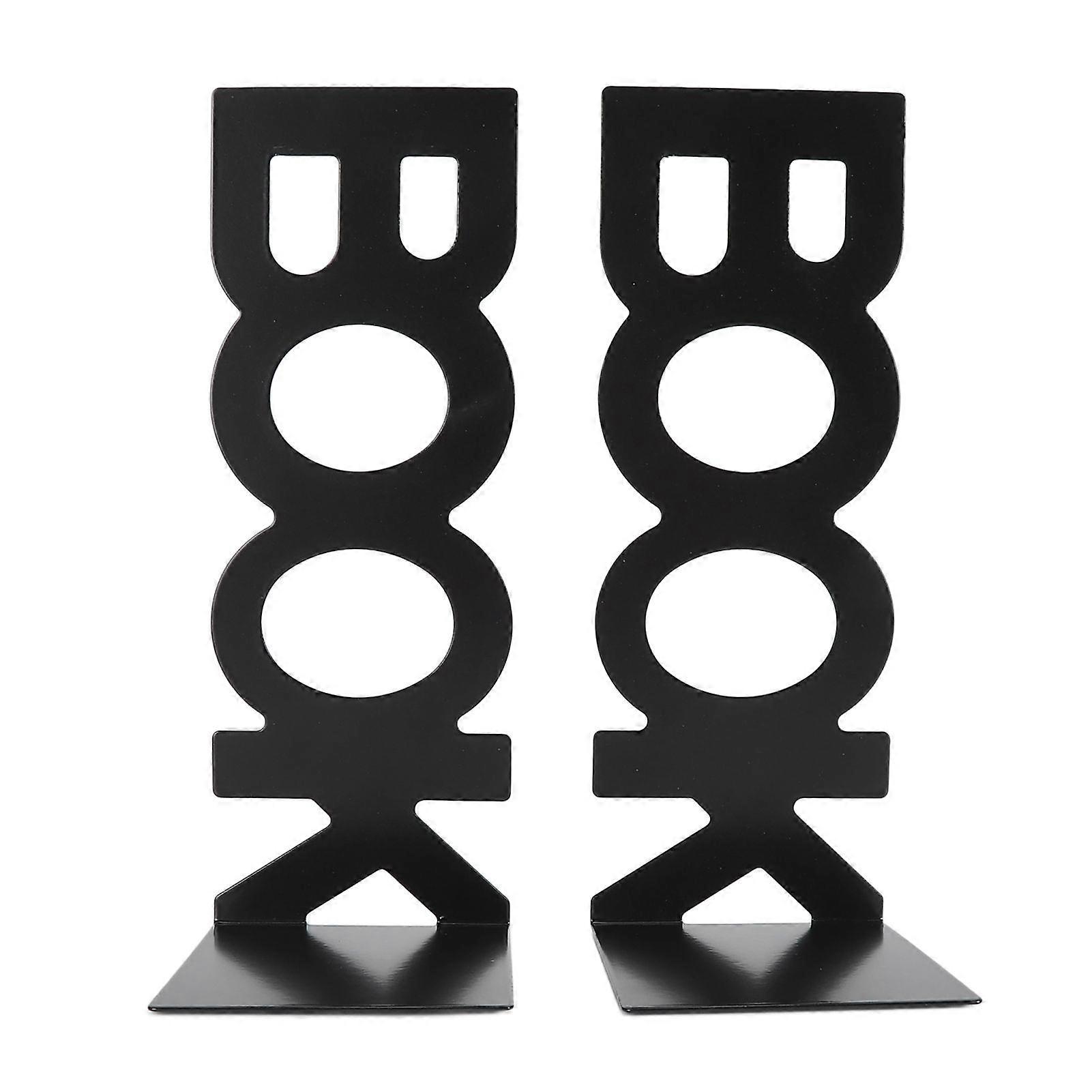 2025 Latest Model  1 Pair Book End Decorative L Shaped Keep Upright Slip