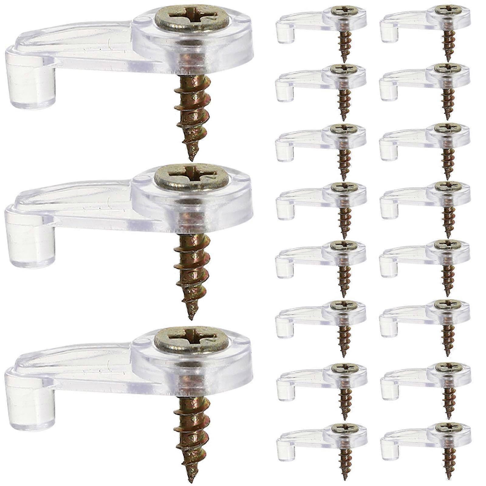Wall Mount Clips for Mirrors, Enhanced Friction to Prevent Slippage, Simple Design