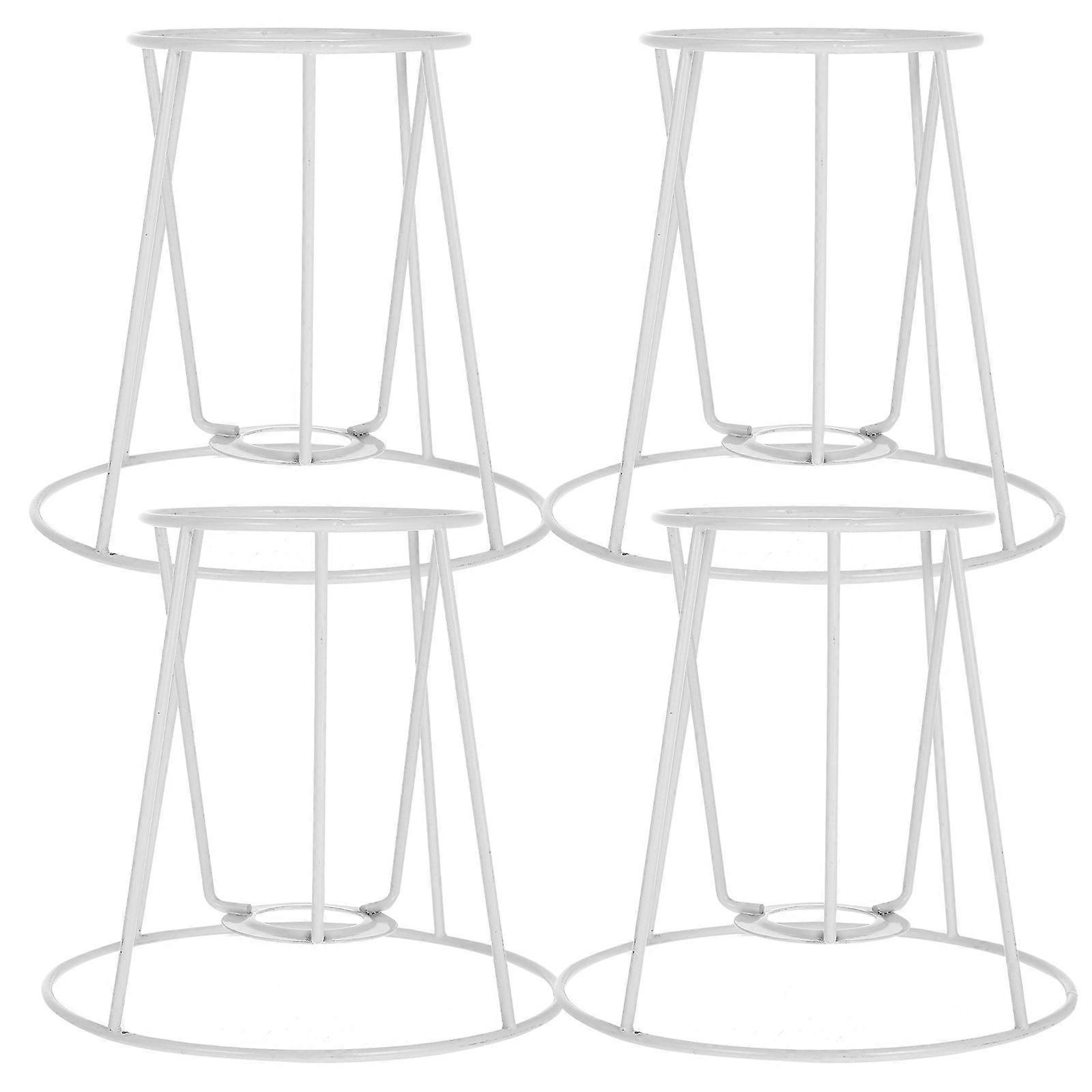 4 Pcs Lampshade Frame Iron Lampshade Bracket DIY Table Lampshade Racks