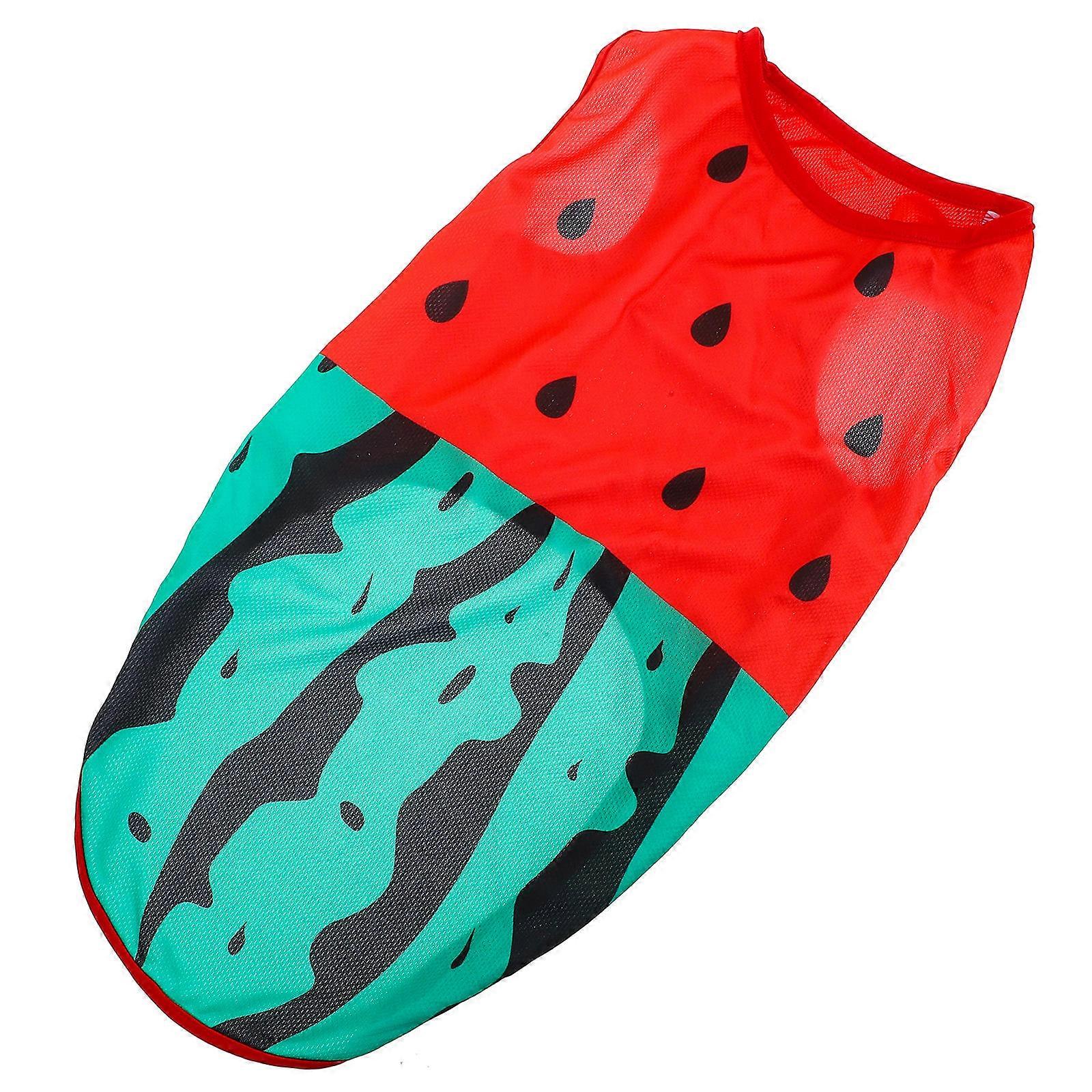 Watermelon Shaped Dog Costume Funny Lightweight Pet Clothes for Cats and Dogs XL Photography Prop Random Style