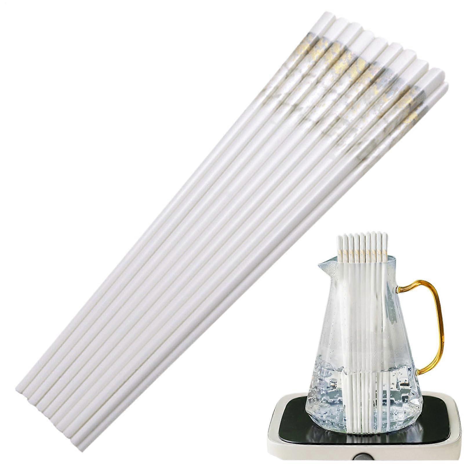 Ceramic Sticks Set, reusable chopsticks Heat resistant 10 pairs dishwasher