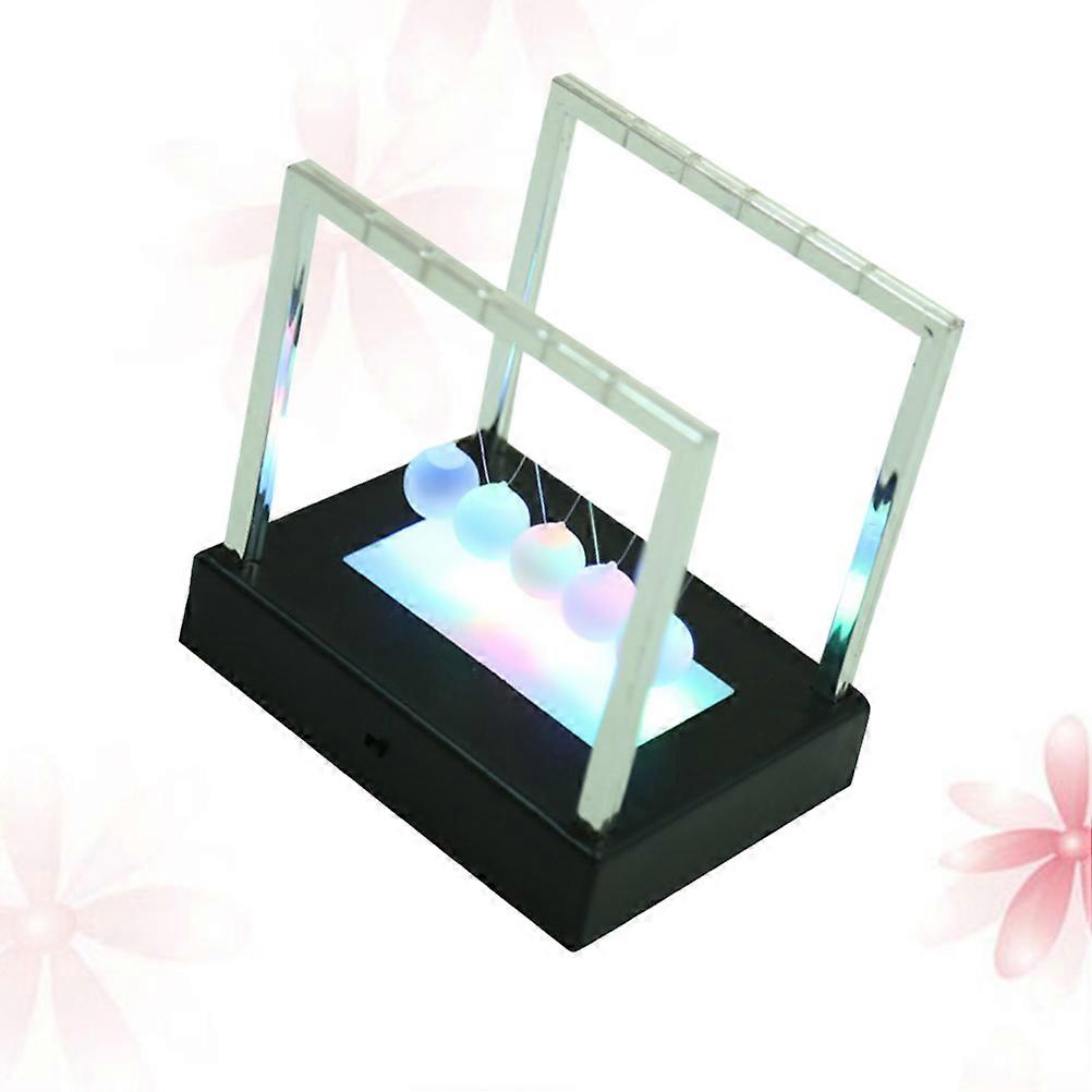 كرات البندول سوينغ سطح المكتب الديكور للمكتب المنزلي زخرفة شكل دائري 12x8.8x12cm 1 قطعة