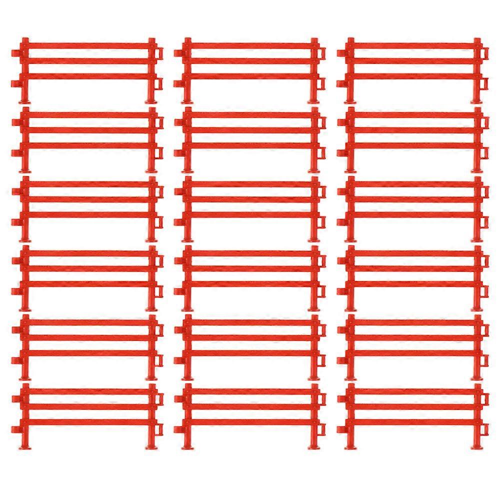 Miniature Garden Accessories Fencing Accessory Model Toy Party Decoration Plastic Square Lifelike Toys 200Pack