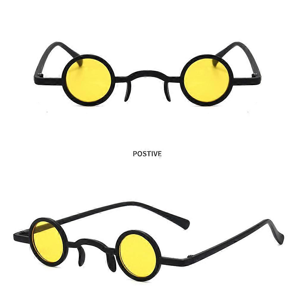 Retro Funny Sunglasses for Men Women – Lightweight Durable Frame with Creative Eyeglass Pattern, Perfect for Festivals and Parties
