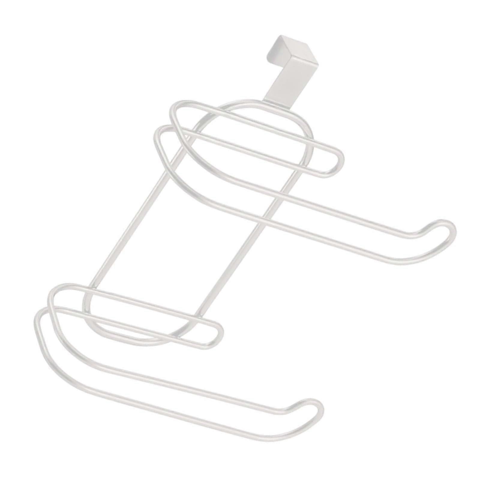 Functional towel holder and holder for bathroom, easy tallation, doublelayer tissue roll dispenser