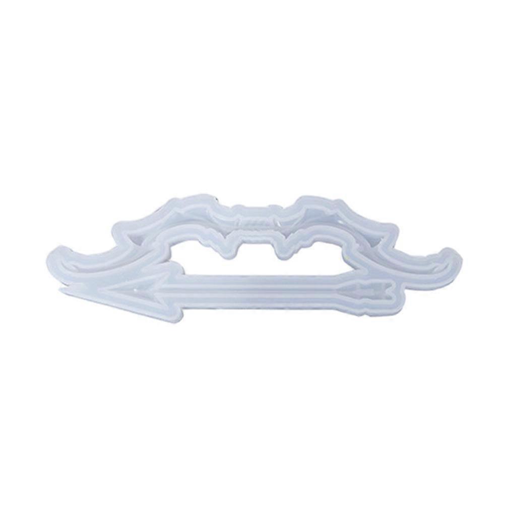 Molds For Crafts Bow and Arrow Shape Non-Stick Silicone Mold For Home Crafts 22.5X7Cm 1Set