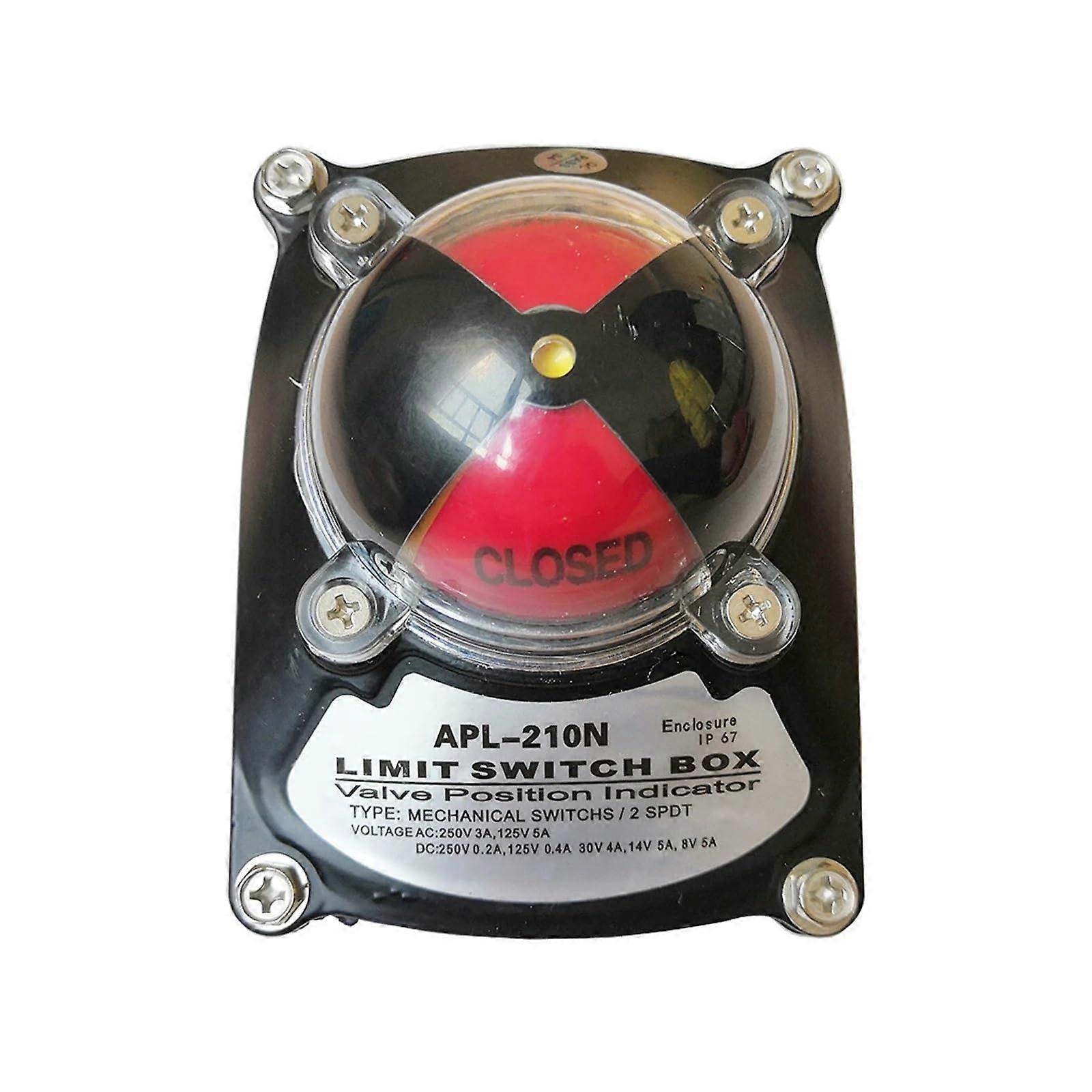 APL210N IP67 2SPDT Enclosure Mechanical Limit Switch Valve Position Indicator for Pneumatic Actuator Ref: 6386