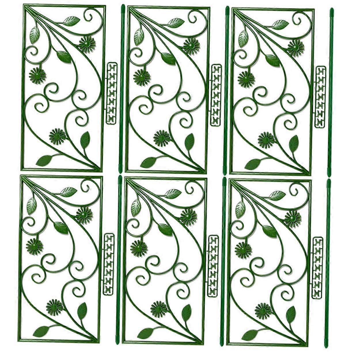 Climbing Plant Trellis Net For Vines With Plant Support Rings, Durable Garden Screen