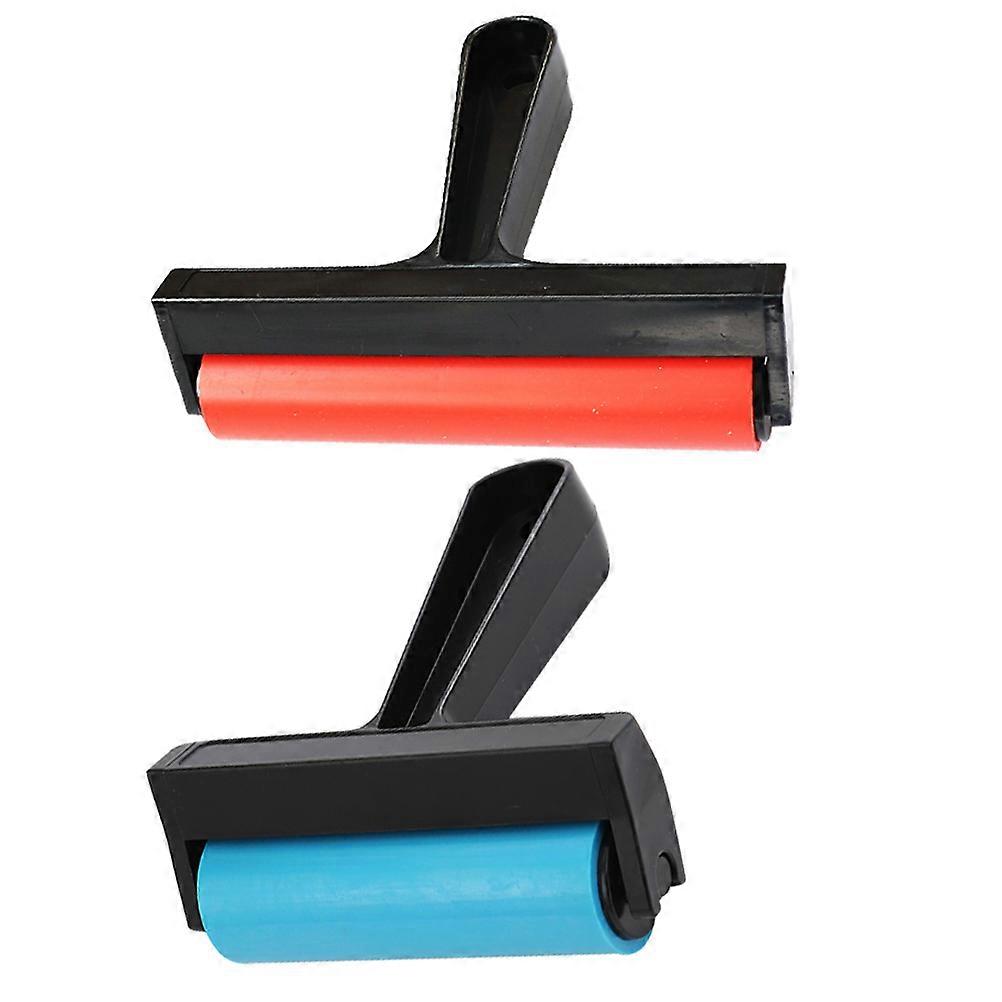Rubber Roller Tool Set for DIY Art, Rhinestones, and Beads   Smooth Lightweight Vinyl Pressing Rollers for Creative Crafting Projects