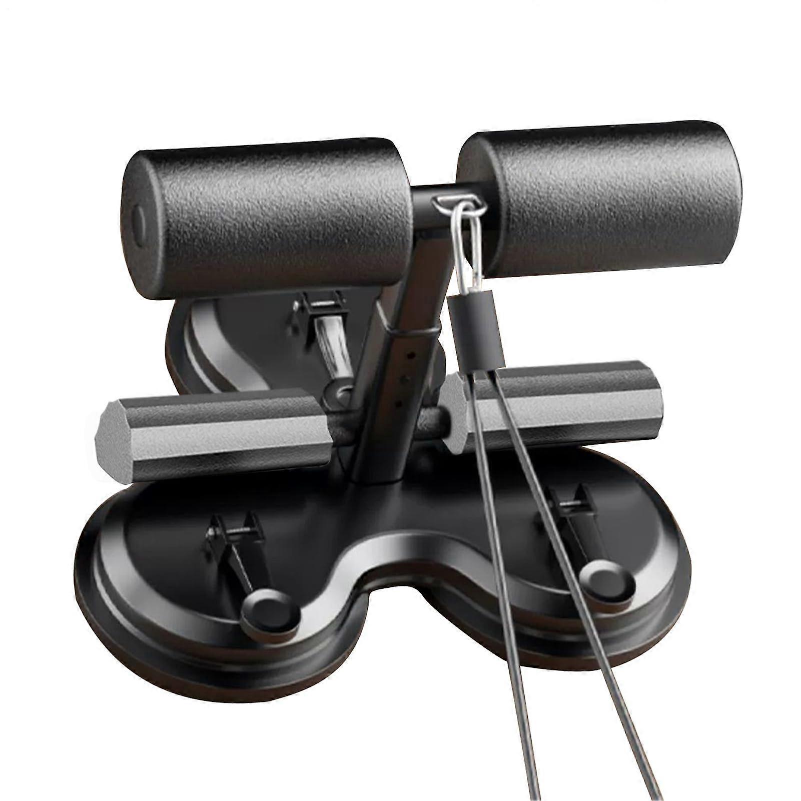 ABS Exercise Device - Adjustable Height Foot Holder, Multifunctional Core Training Equipment with Three Suction Cups for Home Office Gym