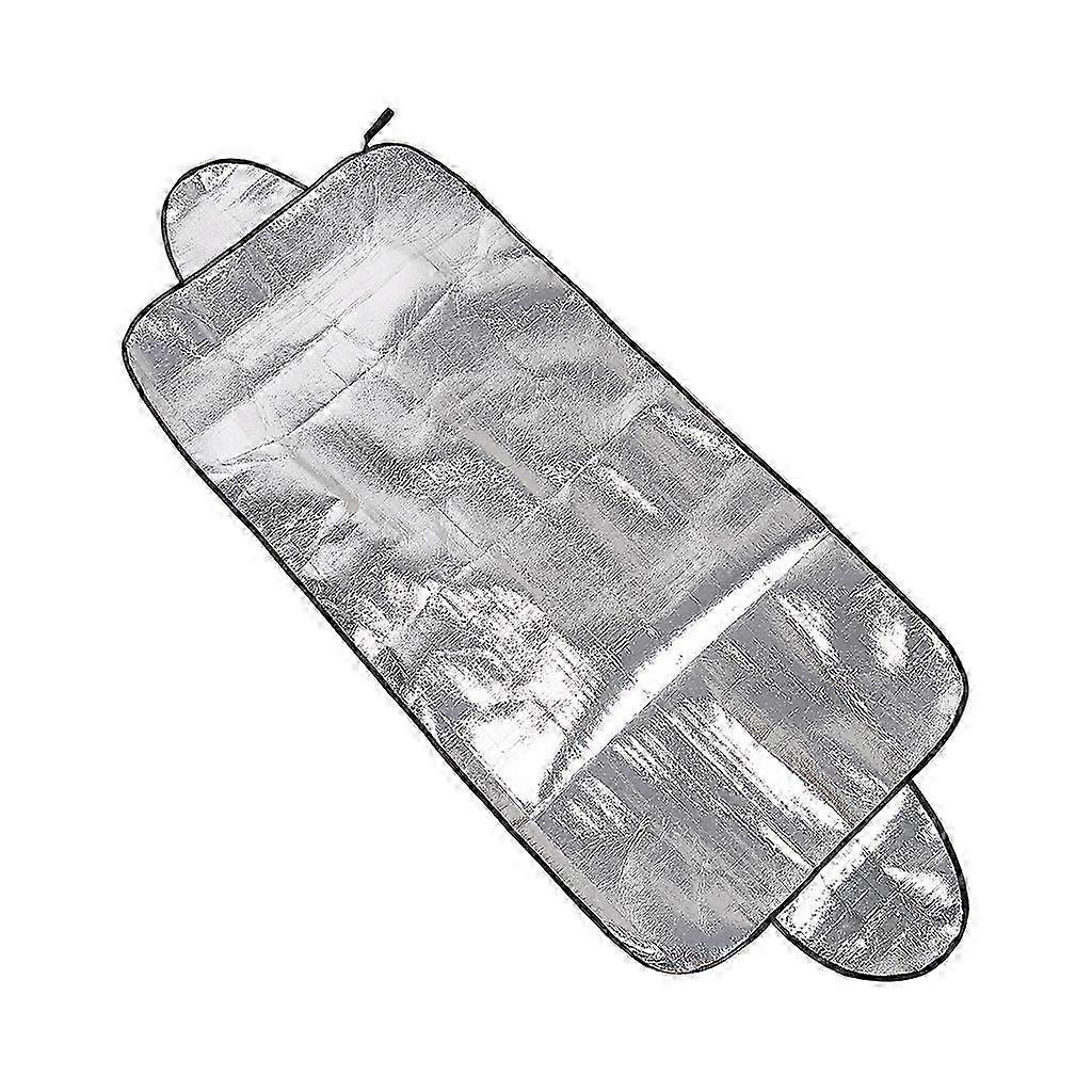 Car Auto Windshield Snow Ice Shield Cover Front Window Windscreen Sunshade Cover--Silver