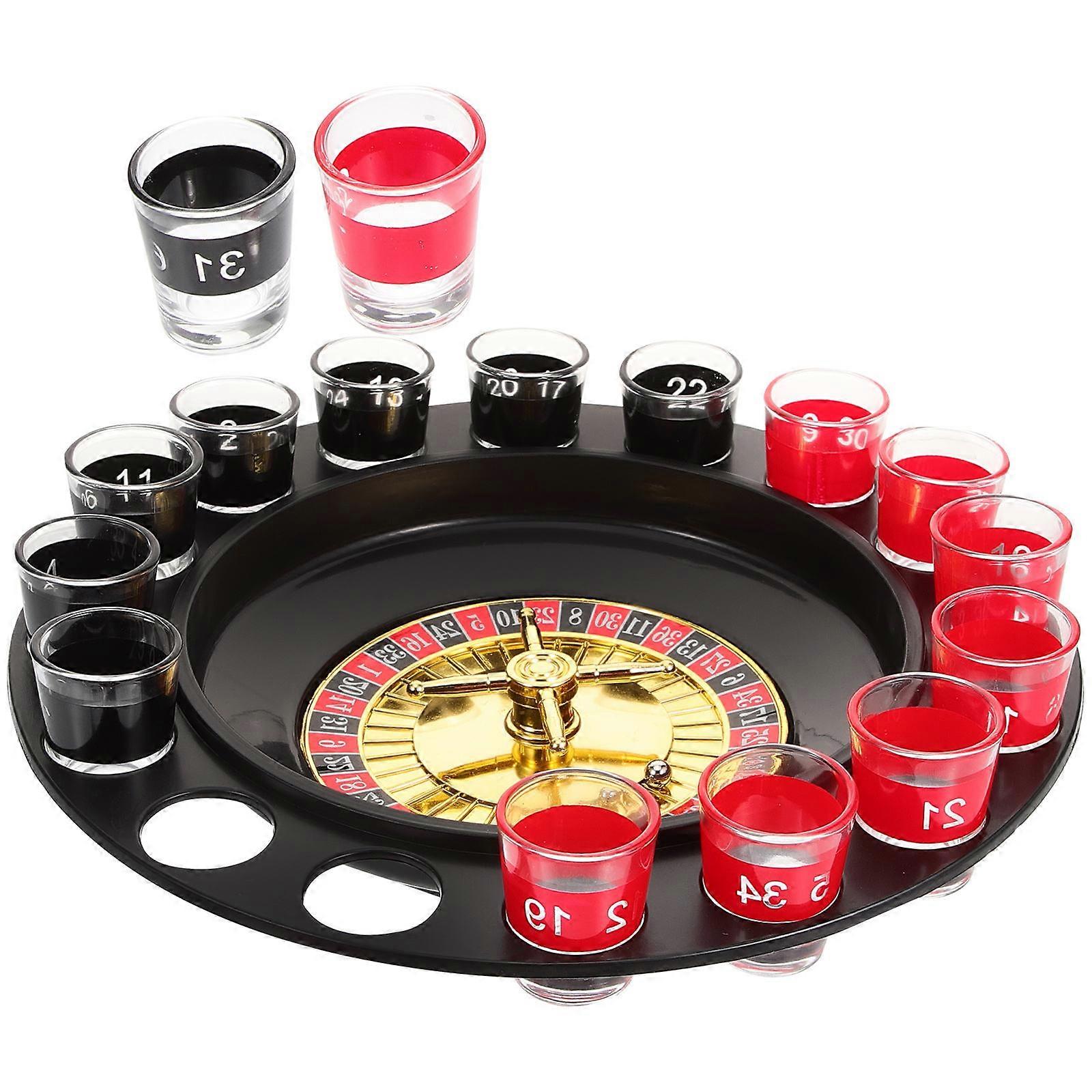 Entertainment Interactive Shot Roulette Drinking Game Adults With Assorted Color 1Set
