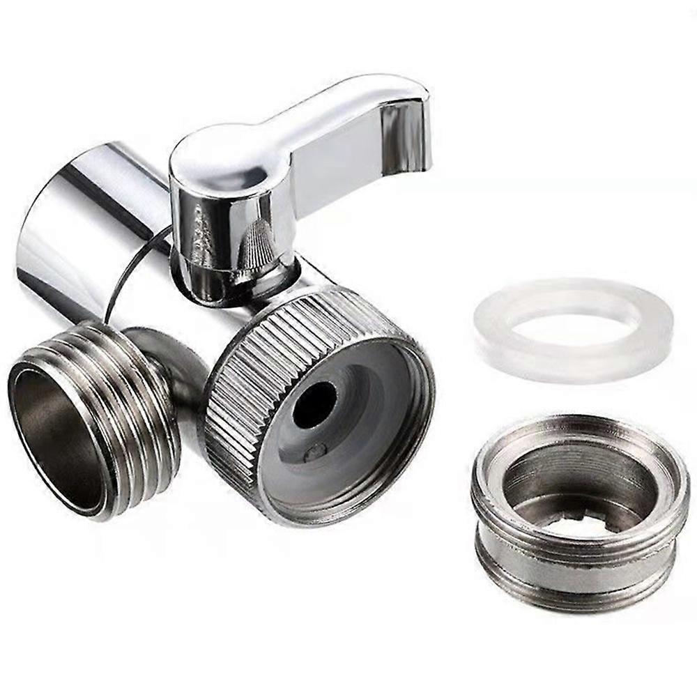 3 Way Connector Water Tap Switch Faucet Adapter Sink Splitter Diverter