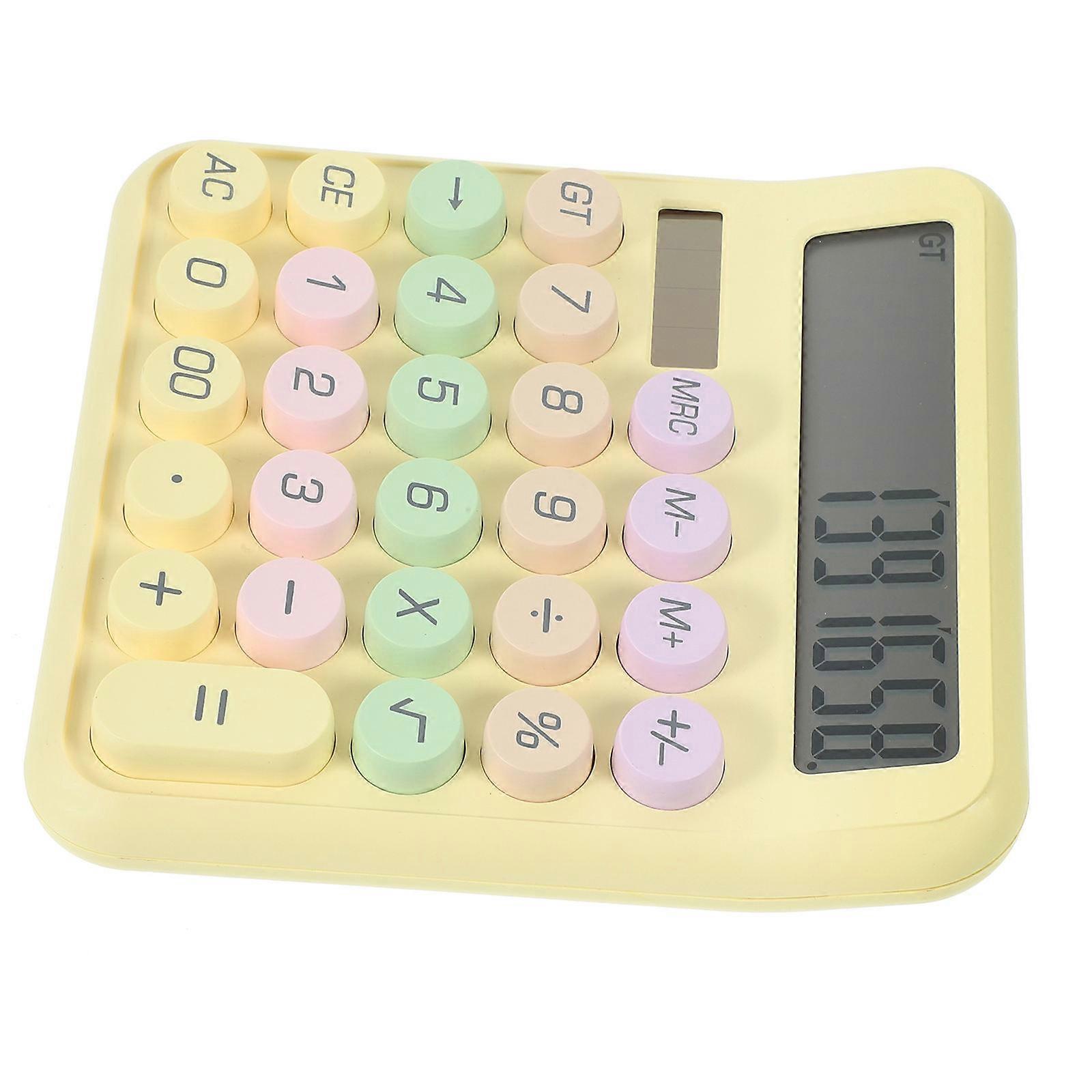 Basic Calculator Tiny Calculator Addition Subtraction School Student Use 1Set