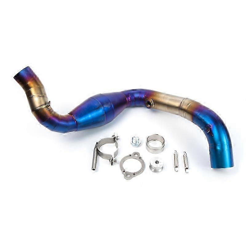 Stainless Steel Modified Exhaust Slip-On Link Pipe for Compatible BMW G310R G310GS Motorcycles