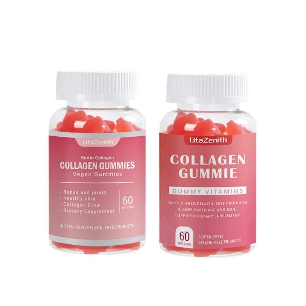 Collagen Gummies, with Vitamin C and B12, Daily Supplement, Combination Pack