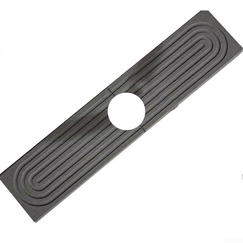 Efficient Faucet Mat 45 Cm Diatomaceous Earth Drying Tray For Indoor Water Management In Living Spaces Light Gray