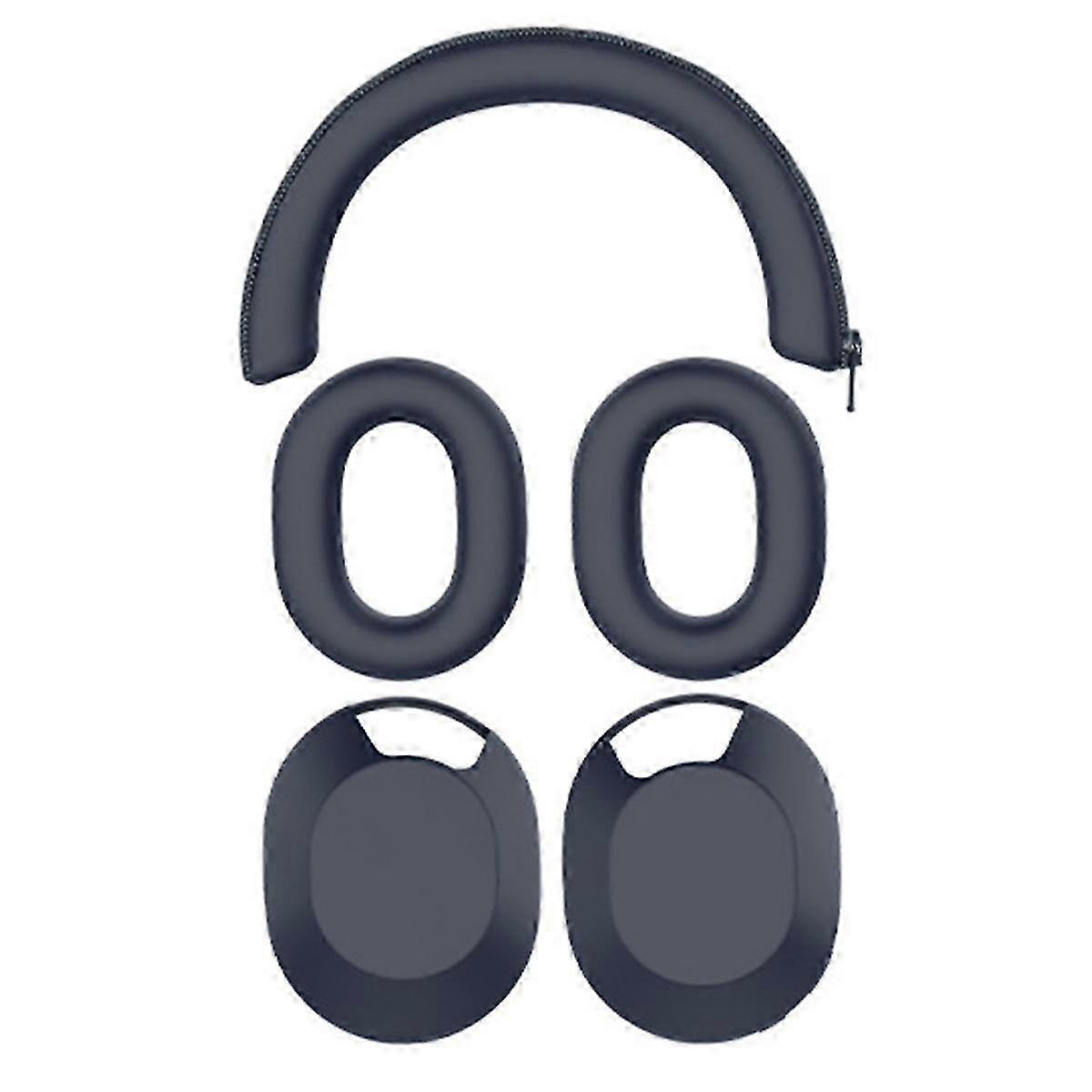 Headphone Protective Case Earmuff Shell Cover Sleeve for Compatible Headphones Dark Blue