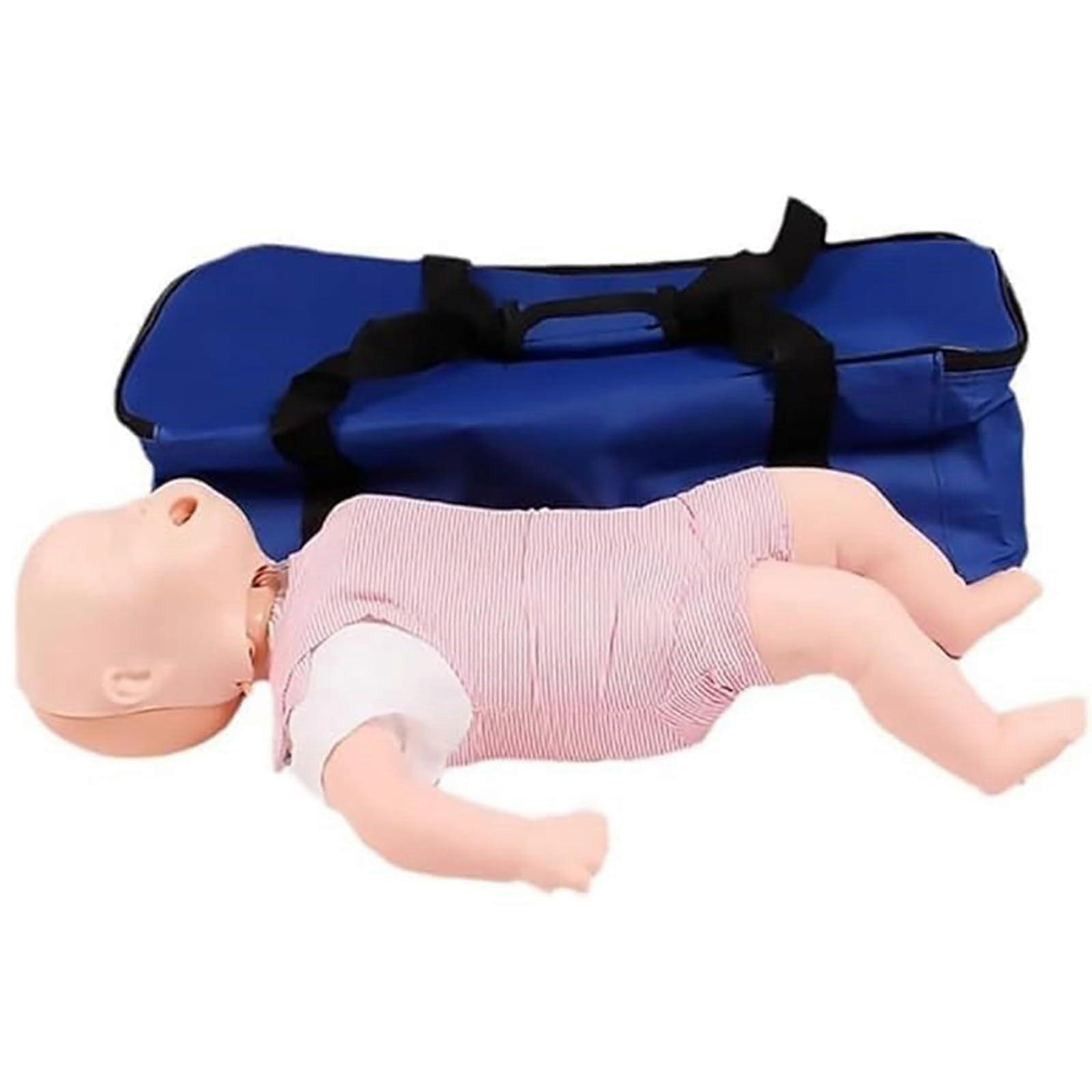 CPR Model Advanced Baby Training Manikin for Choking Relief with Carry Bag, Realistic Design, Lifesize Simulation
