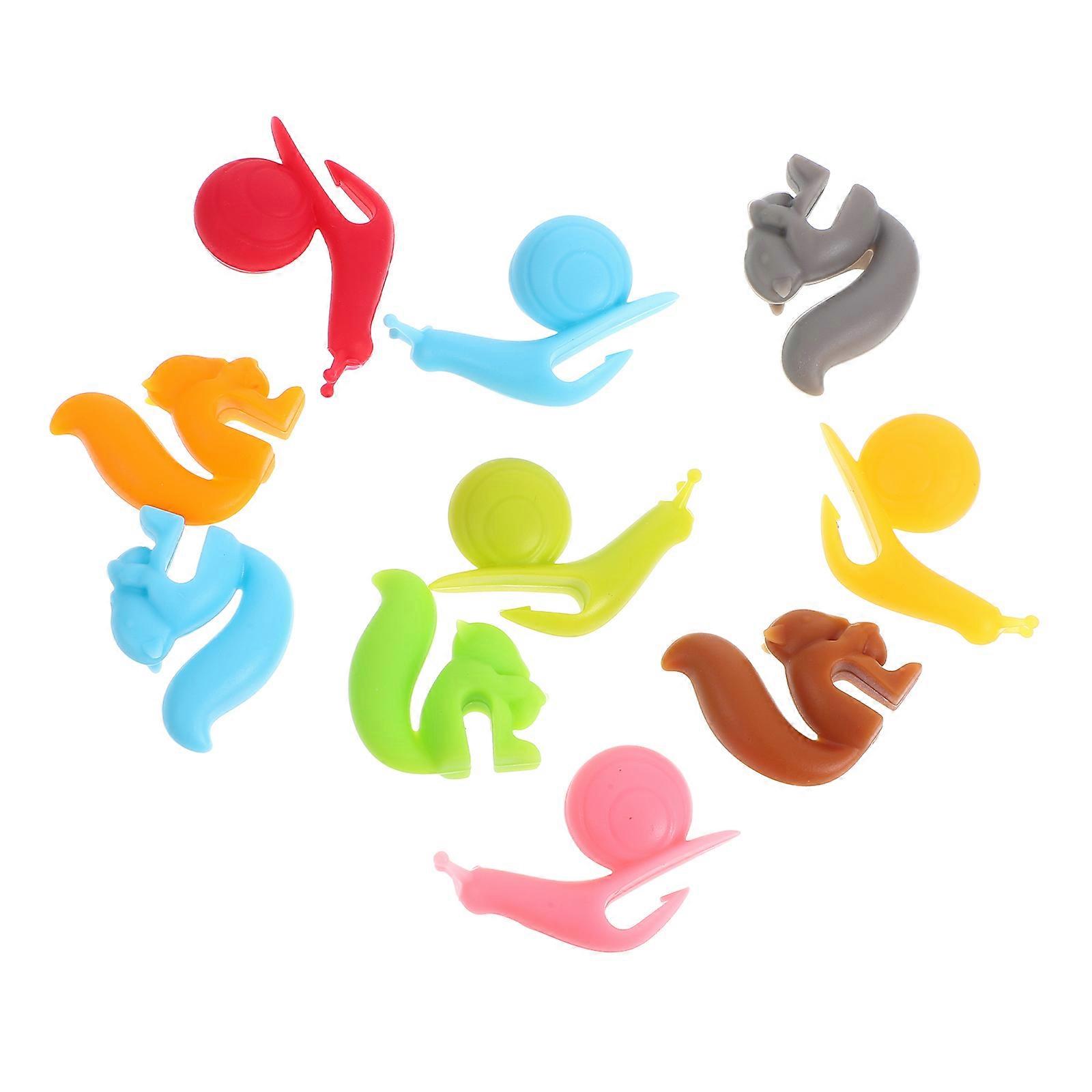 It looks like you're referring to a product listing for **wine glass markers**—specifically cute, reusable **silicone wine charms** with cartoon