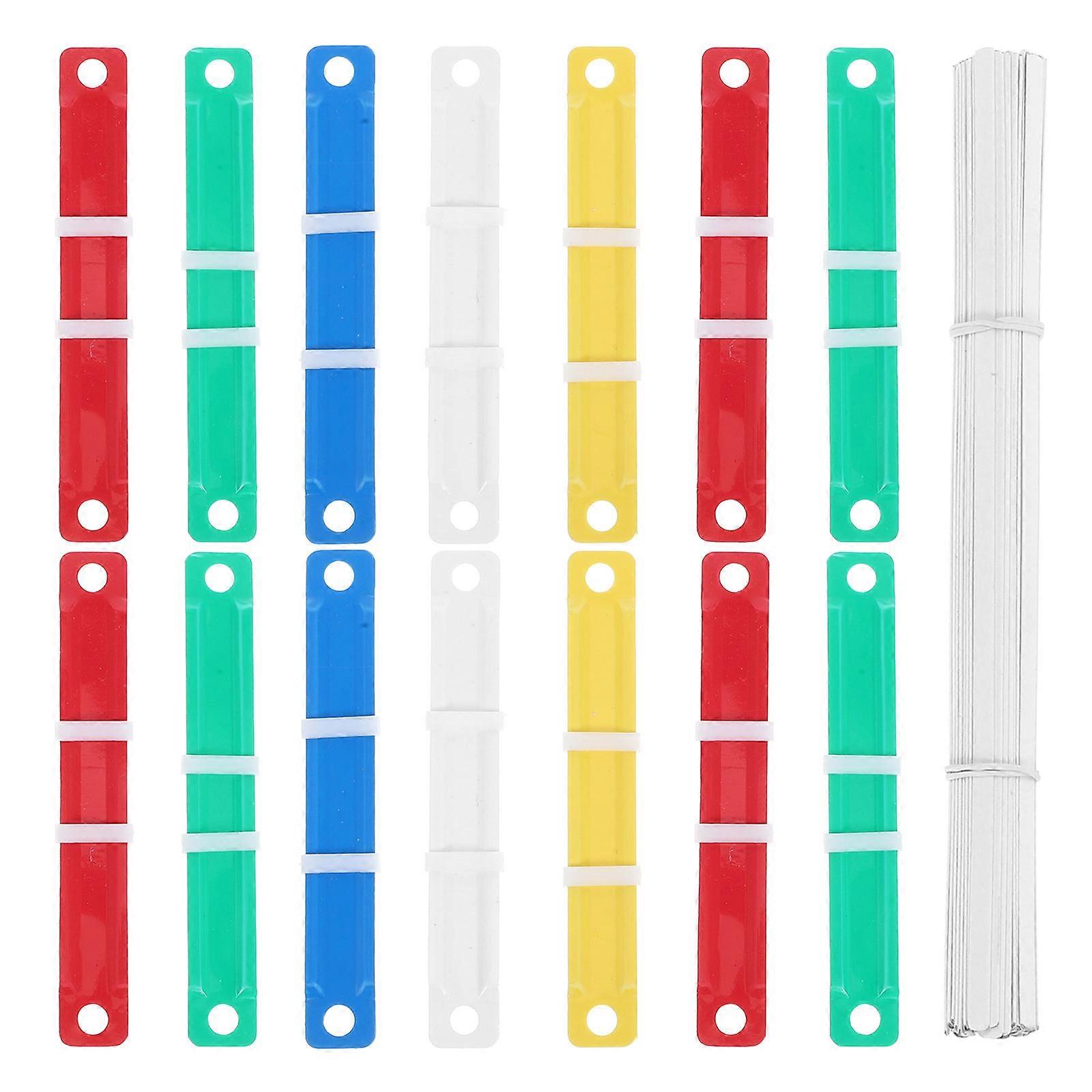 Binder Spine Insert Small Binder Clips Page Addition Removal Users 100Pcs