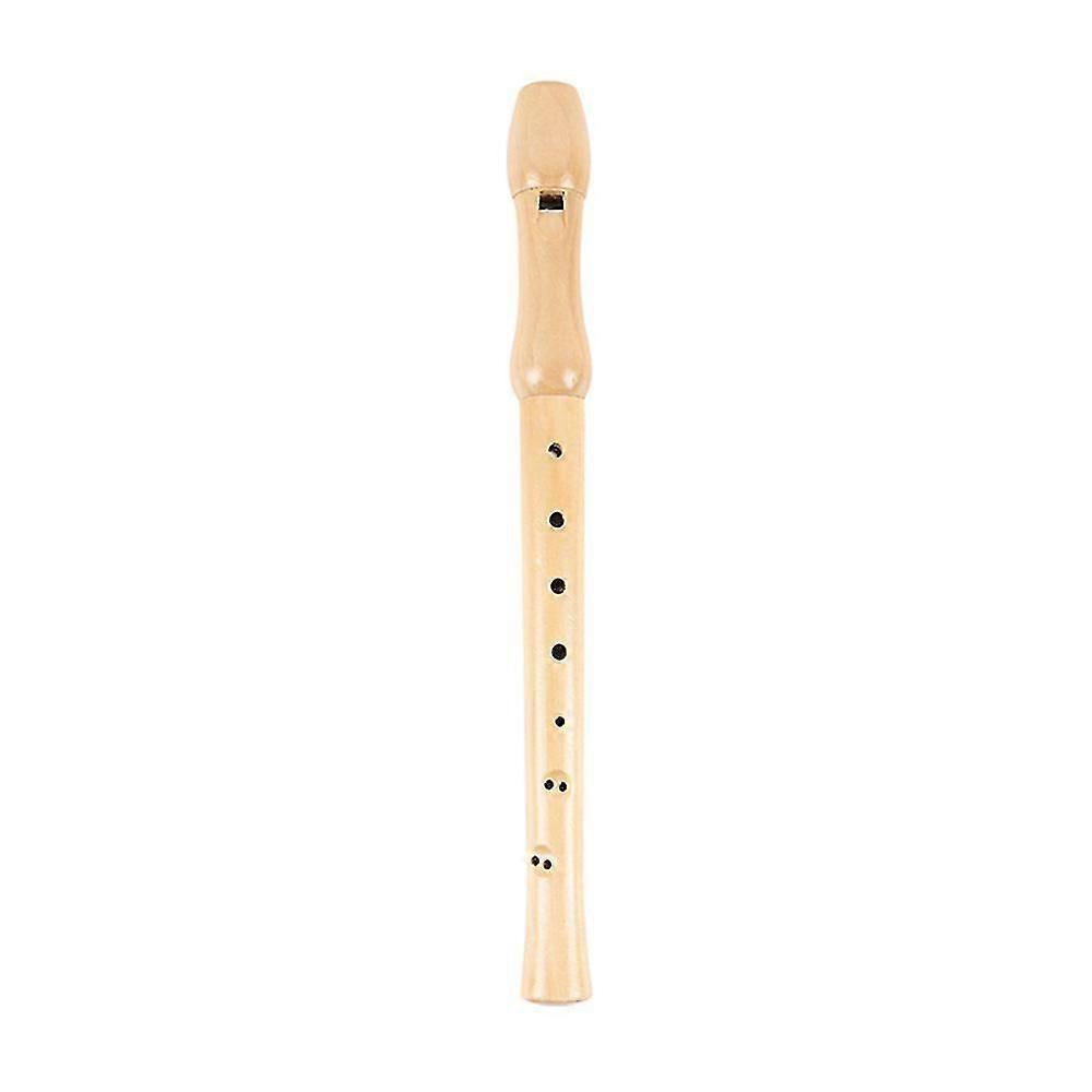 8-Hole Soprano Recorder Instrument High Pitched C-Tone Flute Soprano Recorder Clarinet with Cleaning Stick Wooden for Beginners Professionals G Finger