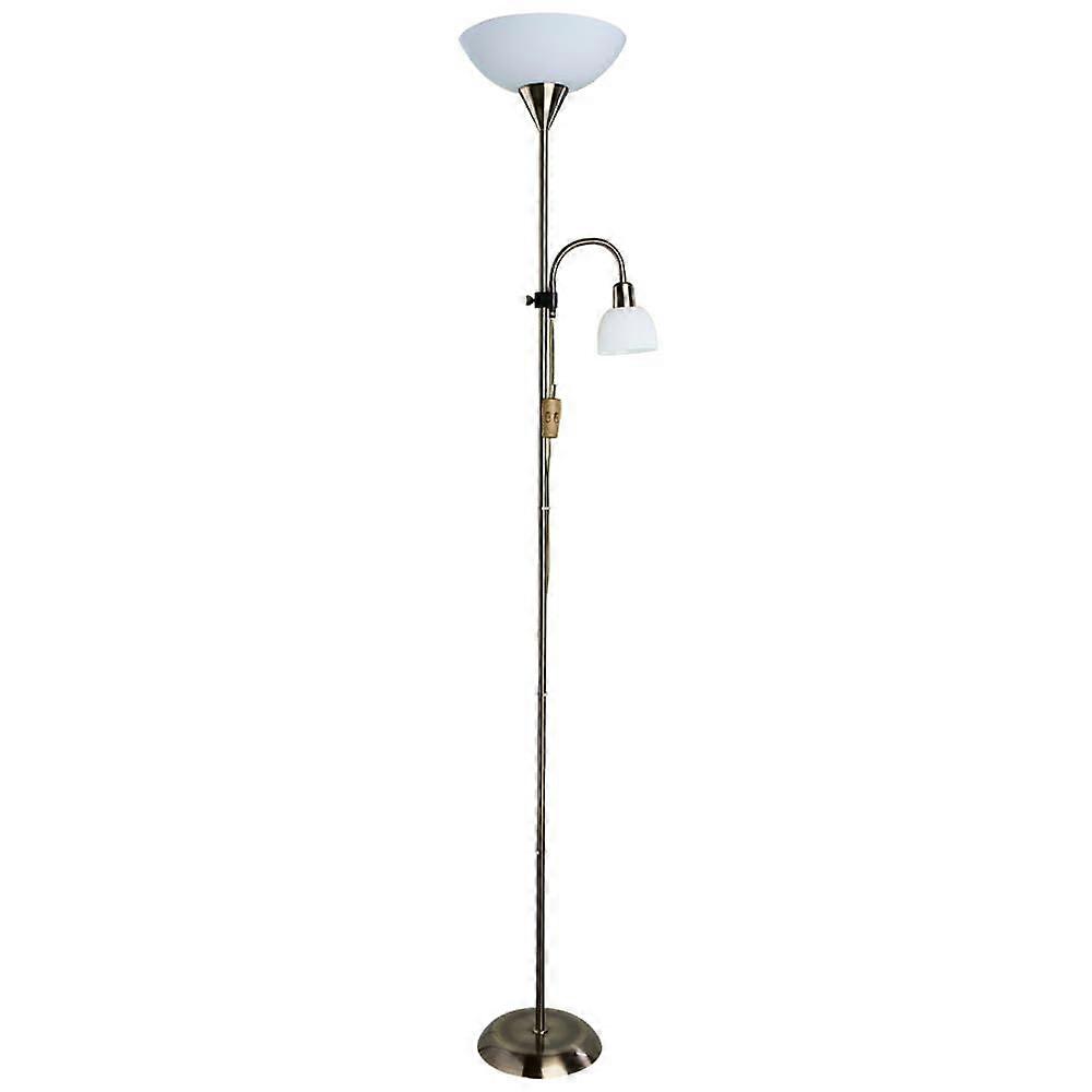 Floor lamp Duetto A9569PN2AB Bronze, White