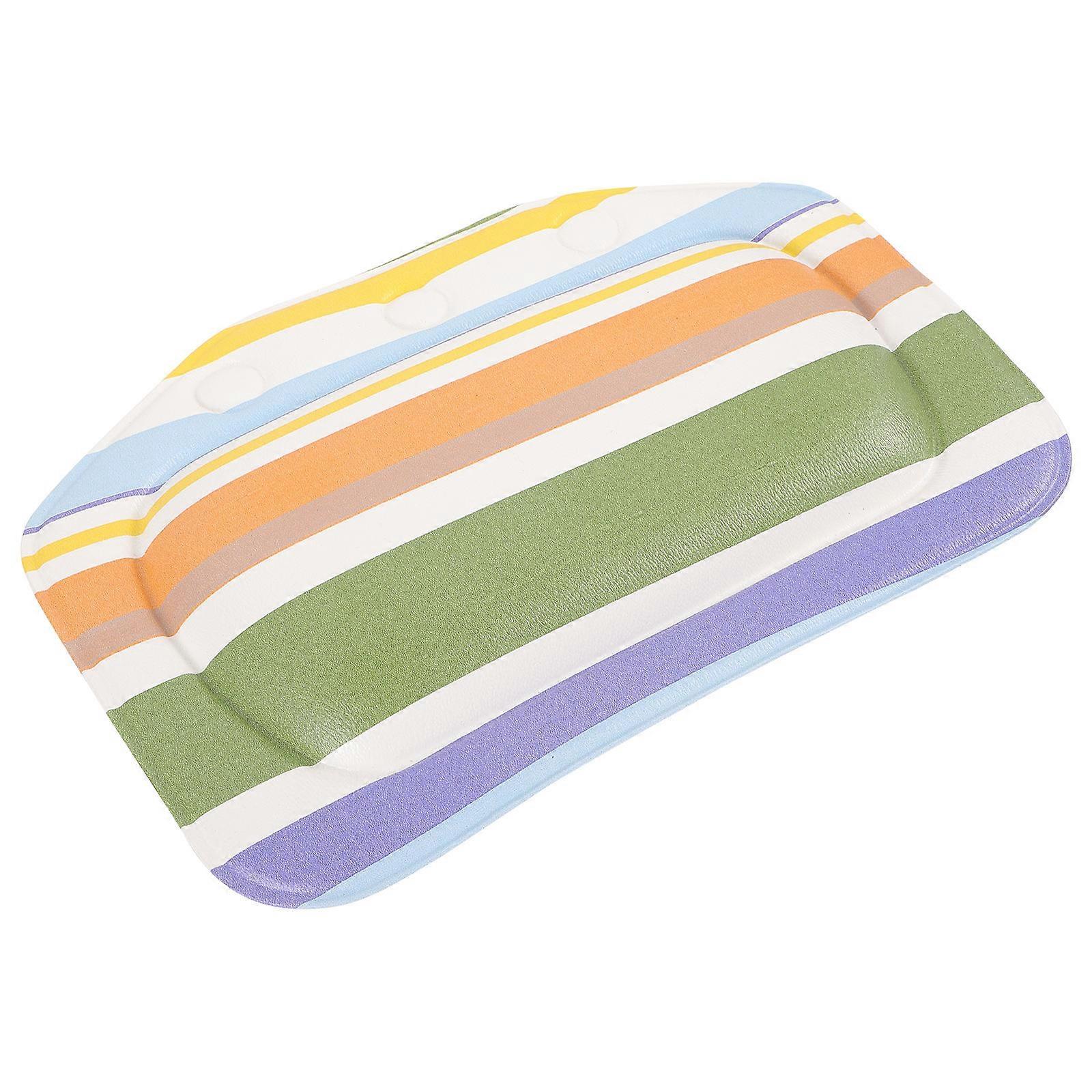 PVC Bath Pillow with Suction Cups – Breathable Neck, Back & Shoulder Cushion for Tub Relaxation and Bathroom Comfort