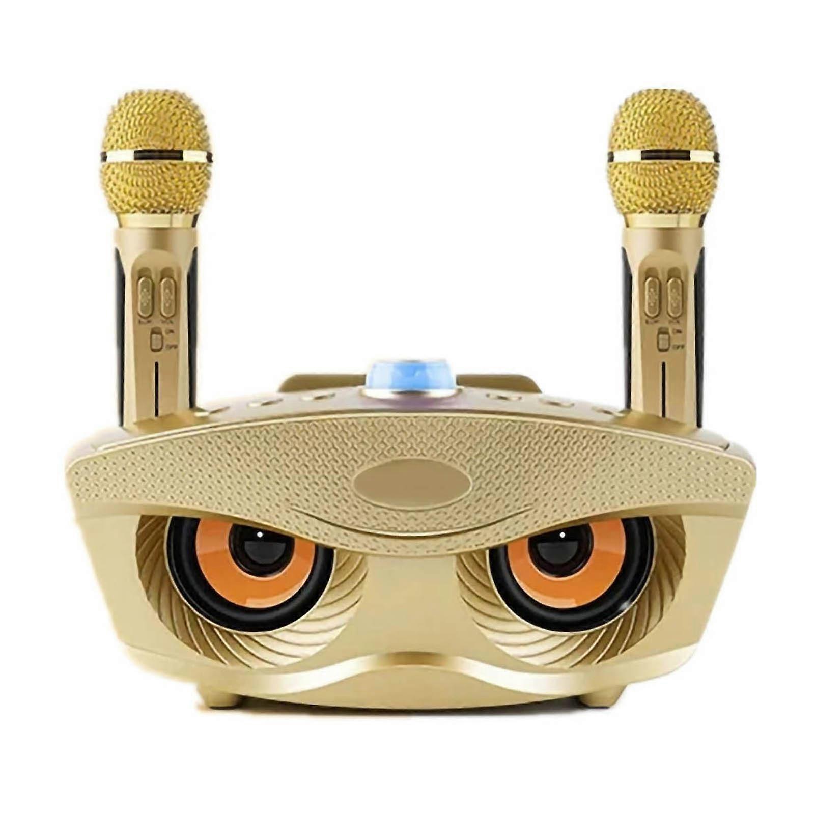 SD306 Eulenlautsprecher mit zwei Mikrofonen 2-in-1-tragbarer Bluetooth-Lautsprecher mit zwei Mikrofonen für zu Hause