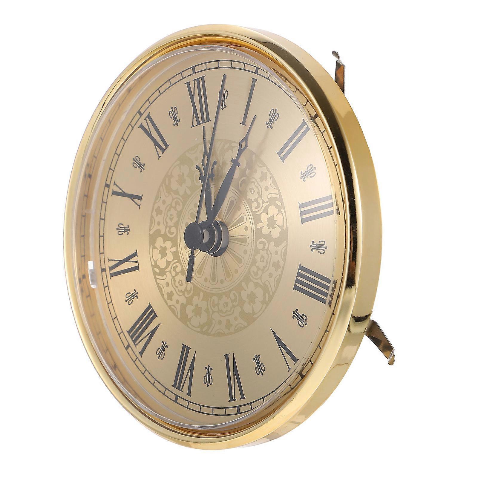 Retro Style Quartz Wall Clock Insert Silent Non Ticking Mechanism for Home Decor and DIY Replacement Projects