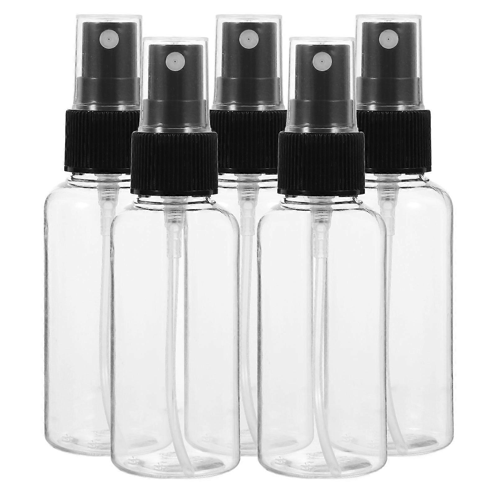 Fine Mist Travel Spray Bottle PET Material Compact Design 50ml 5Pcs
