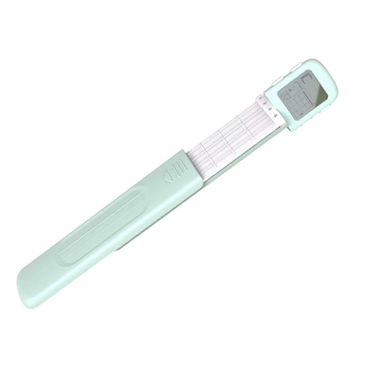 Chord Trainer Professional Fingerboard Thumb Piano Pocket Guitar Exercise Tool for Beginners, 23.6x4.5x2cm, Light Green ABS Travel Size