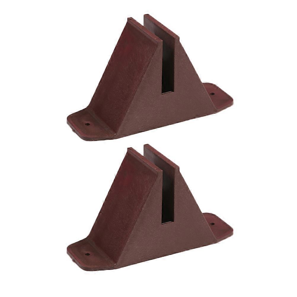 Plastic Fence Holders Support Bases for Garden Fencing Trellis Stands Room Dividers Enhanced Stability Easy Installation Privacy