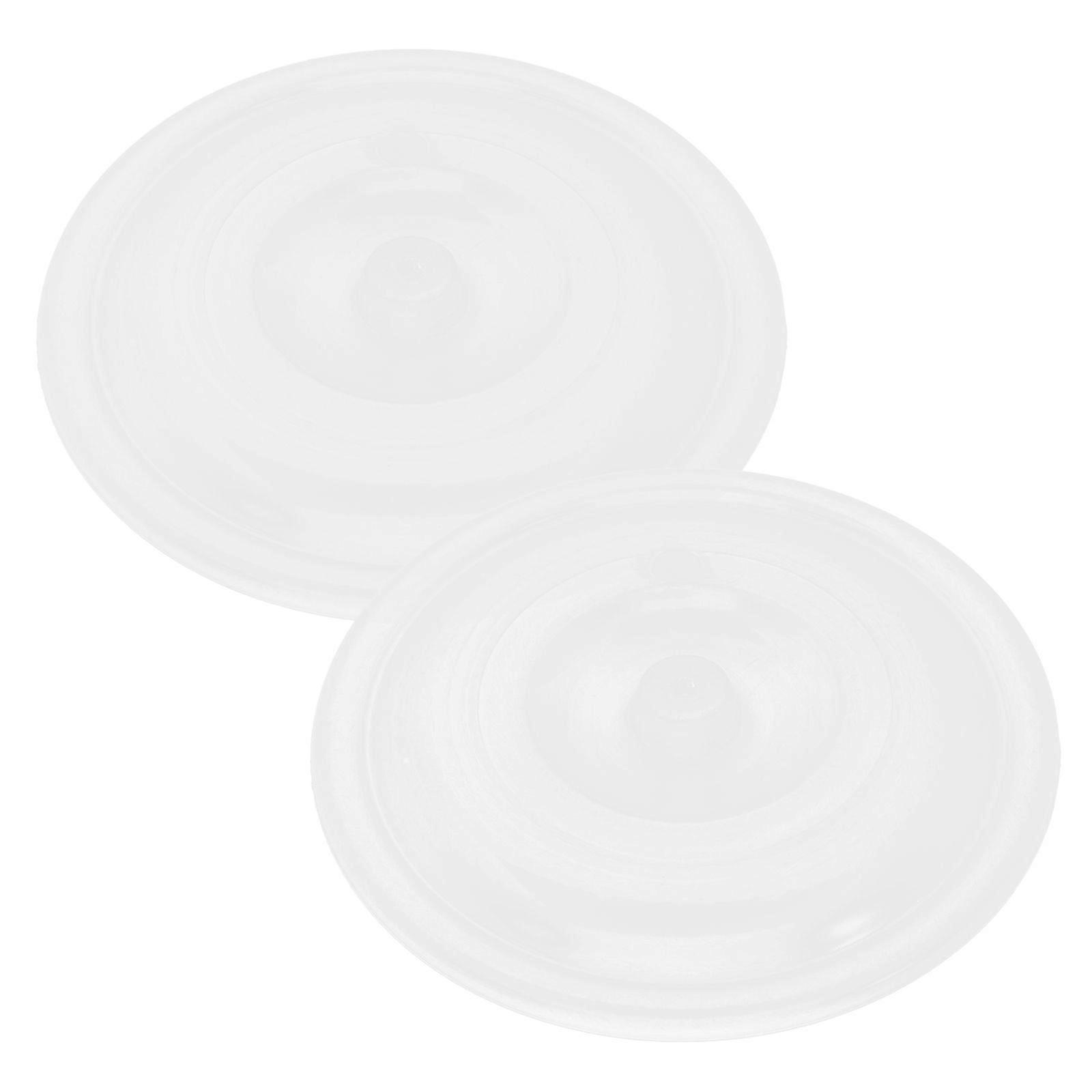 2pcs Plastic Trash Can Replacement Cover Leak-Proof Trash Can Protectors Round Trash Can Lids Portable Plastic Lids Plastic Bucket Lids Replacement