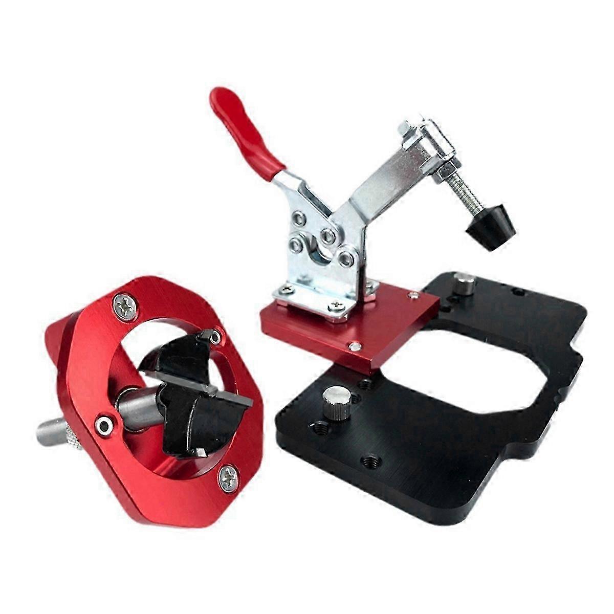 35mm Concealed Door Hinge Clamp - Accurate Locking Cabinet Hinge for Secure Door Installation & Smooth Operation