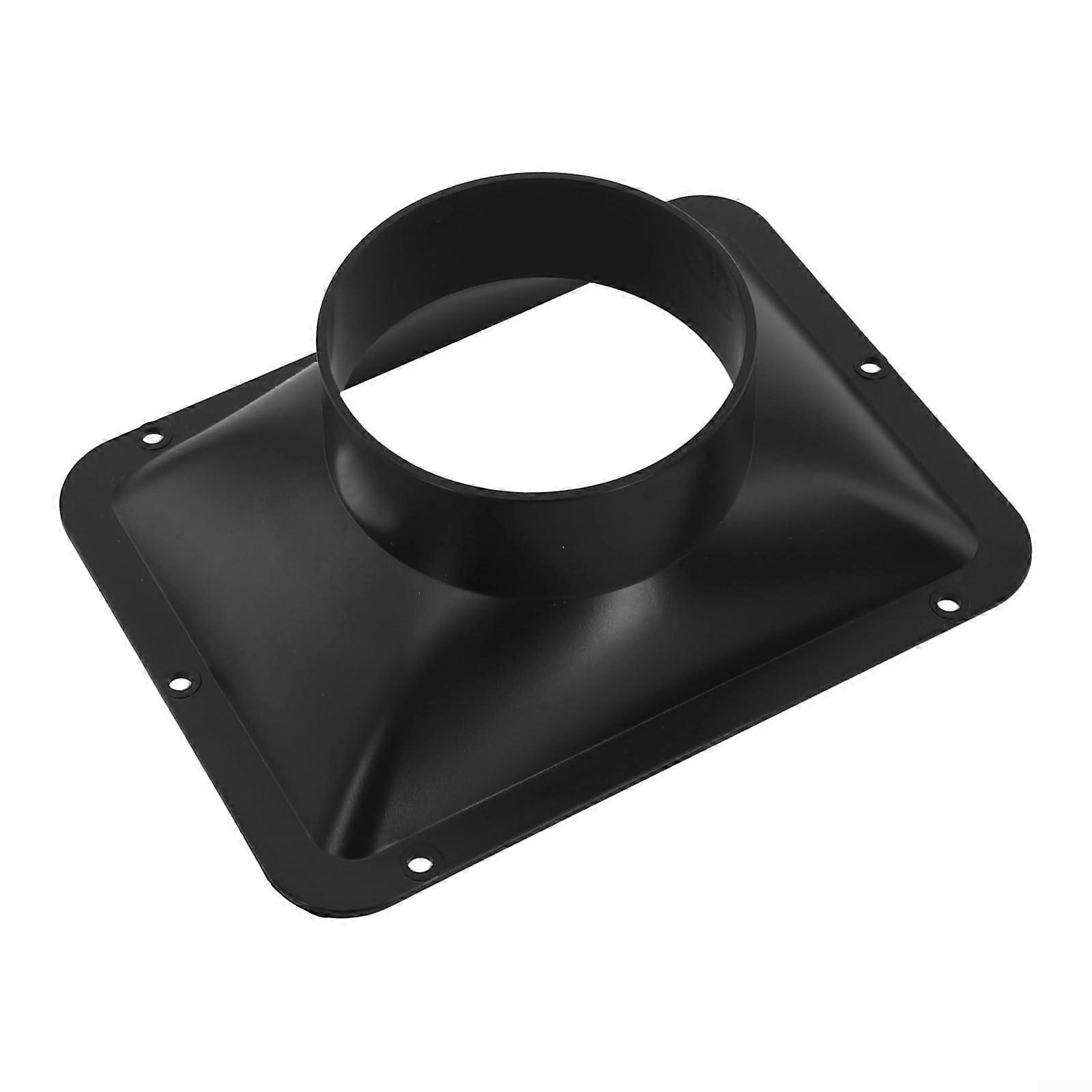 Kanalventilator Schlauchadapter 100 mm ABS Wandflansch Entlüftungsanschluss für sichere Verbindung von Wänden und Lüftungsschlitzen
