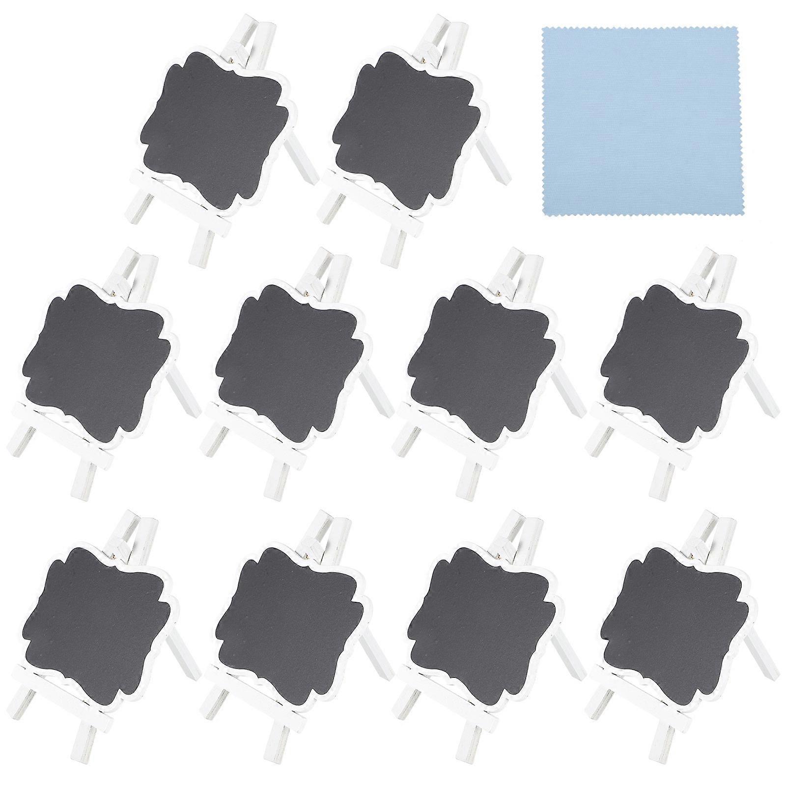 Chalkboard Sign Decorative for Parties Special Event Decor Assorted .32X3.54X0.28in 10Pcs