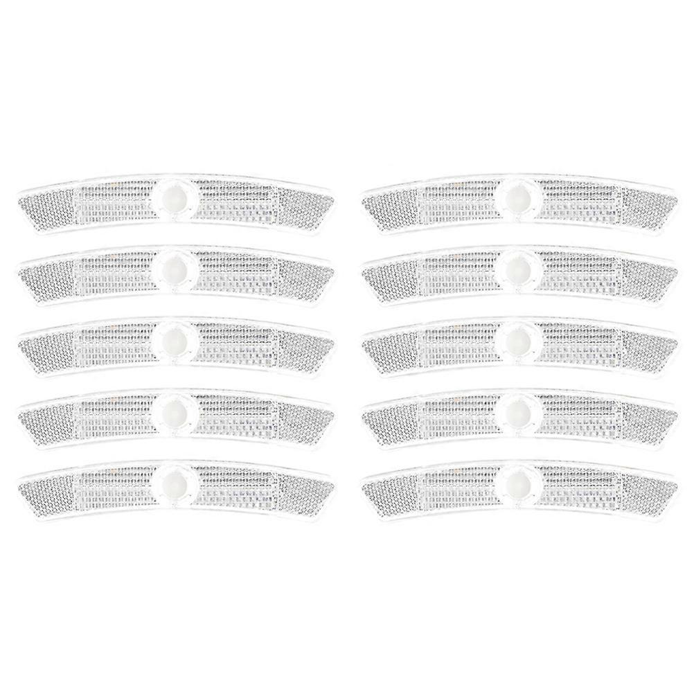 10pcs Bicycle Wheel Reflectors for Enhanced Night Safety, Portable Reflective Signs, Easy to Install for All Bike Types, Fashionable and Practical