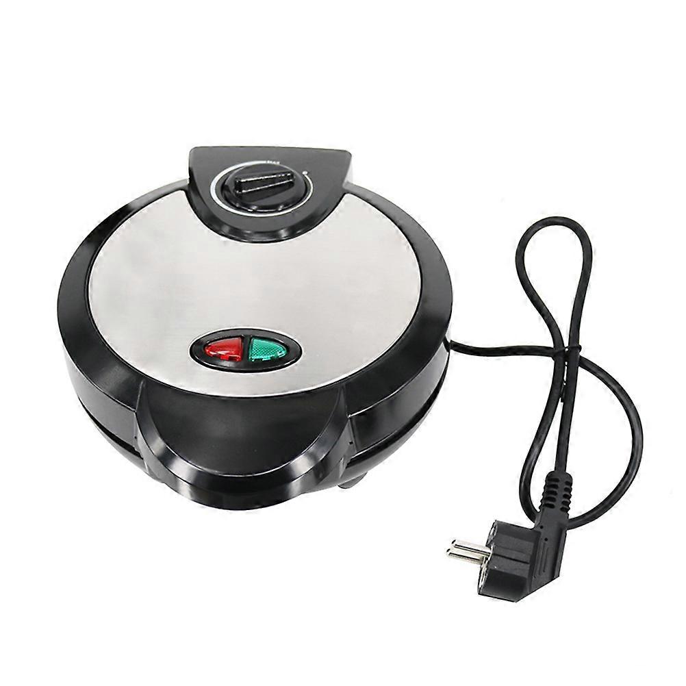 Pizzelle Maker Pancake Maker Baking Equipment Household Roll Maker Black 25.50X20.50X11.00CM Non-stick Surface Anti-skid Base Design 1Pack