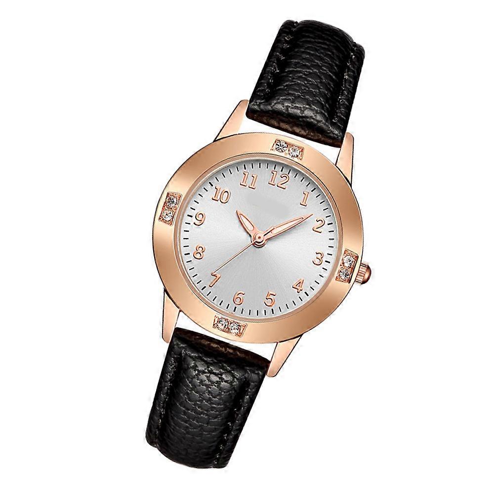 Women Watches Waterproof Quartz Wristwatch For Ladies Formal Event Leather Strap 23X3.6CM 1Pack