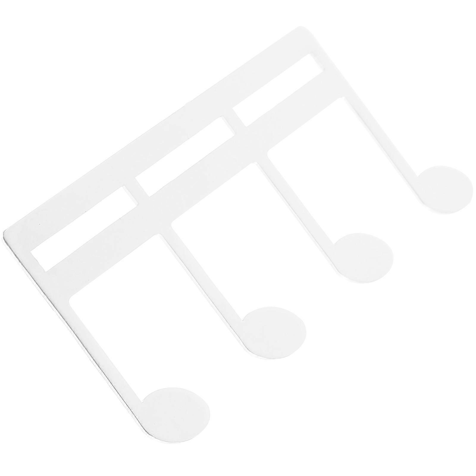 Portable Music Book Clip for Sheet Music Stand Keeps Pages Open Wide Made of Metal Silver Color