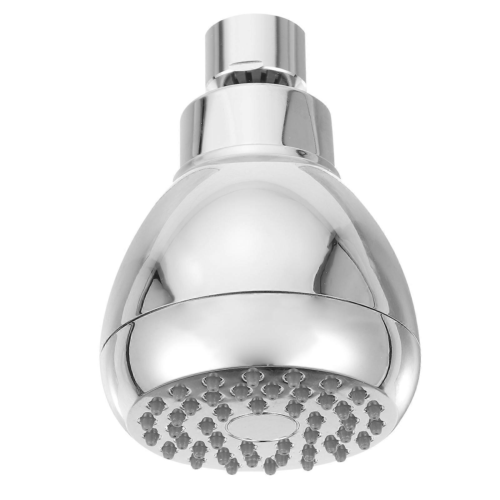 Shower Nozzle with ABS Material and Silver Color Compact Size 3 Inch Fits Standard Shower Arm